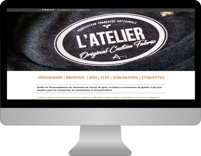 L'Atelier OCF | Atelier de personnalisation textile