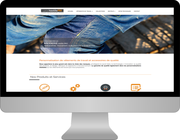 PadTextilePRO I Personnalisation de Vêtements de travail de qualité pour les professionnelsro